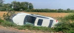 Volcadura en la carretera 19