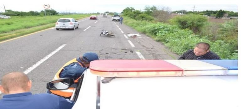 Motociclista derrapa y pierde la vida