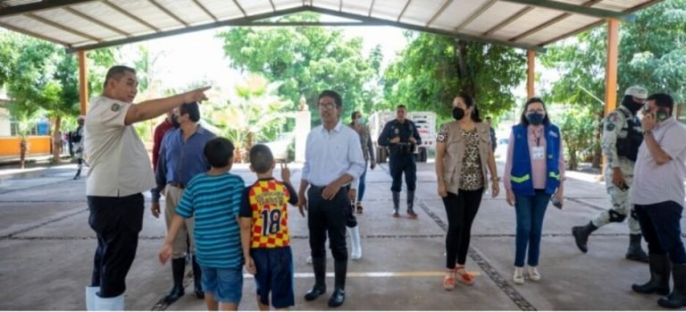 El gobierno evacuó a familias que viven en zonas de mayor riesgo