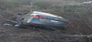 Accidente en la carretera a León Fonseca