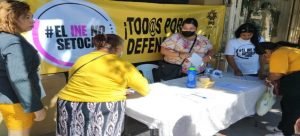 En Guasave el PRD inicia campaña en defensa del INE