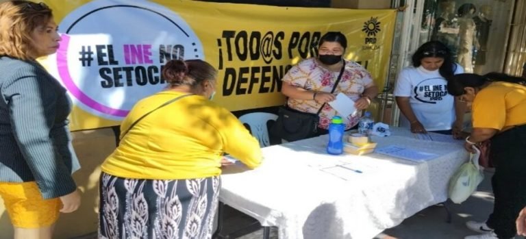 En Guasave el PRD inicia campaña en defensa del INE