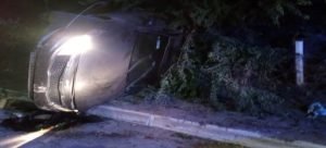 Aparatoso accidente en la colonia Electricistas