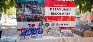 Reparten 9 mil desayunos escolares