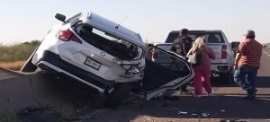 Accidente en la carretera México 15