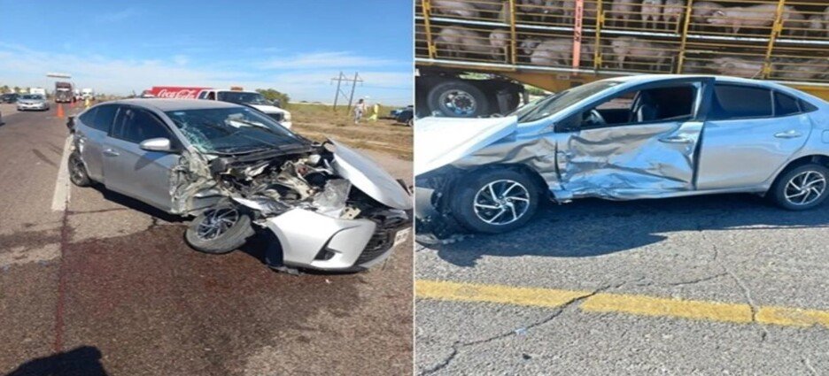 Accidente en la carretera federal México 15