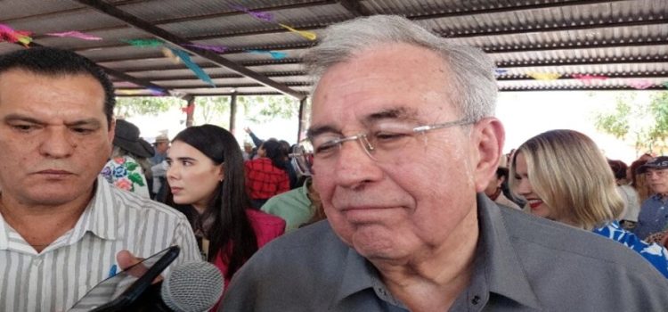 Rubén Rocha, asegura que Sinaloa no necesita refuerzos de seguridad