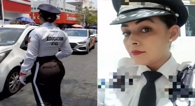 Se viraliza mujer policía Sinaloense por su belleza