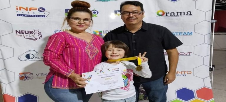Niño guasavense gana medalla de oro en Infomatrix 2023