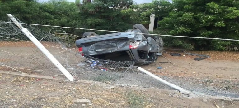 Tres volcaduran en menos de horas