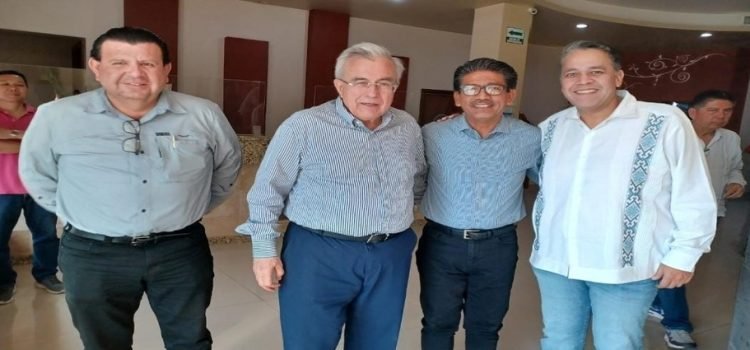 Se reunieron Rubén Rocha Moya y el alcalde Martín Ahumada