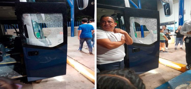 Autobús de pasajeros fue asaltado por sujetos armados