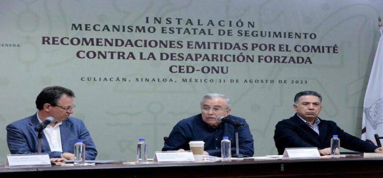 Instalan en Sinaloa sistema de seguimiento contra desaparición forzada