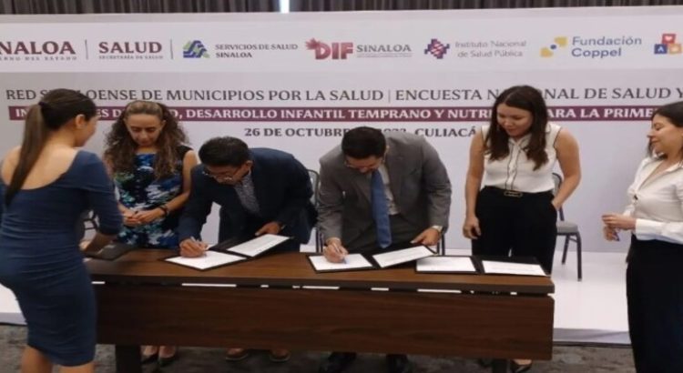 El gobierno de Guasave firmó convenio de colaboración para la Encuesta Nacional de Salud y Nutrición