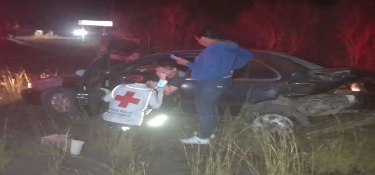 Accidente en la carretera México 15 deja cuatro lesionados
