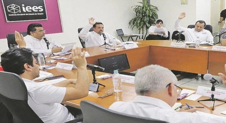 El IEES aprueba sustitución de candidaturas locales en Sinaloa