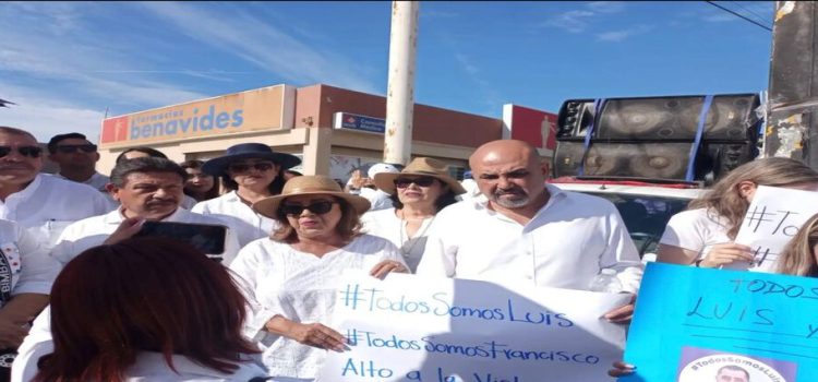 Pasistas se manifestaron en Guasave por desaparición de dos integrantes