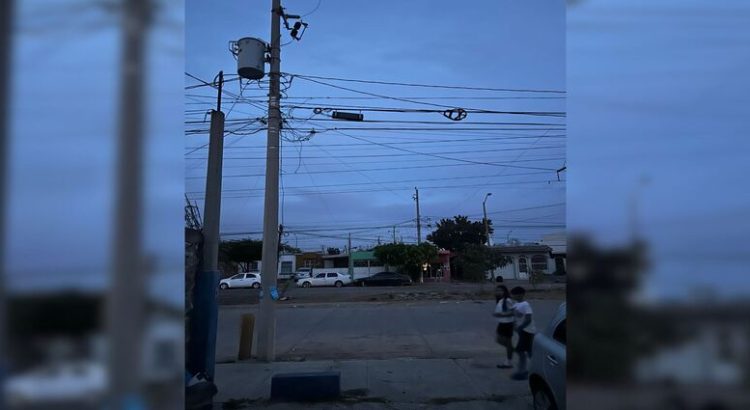 Tercer día consecutivo de apagones en Sinaloa