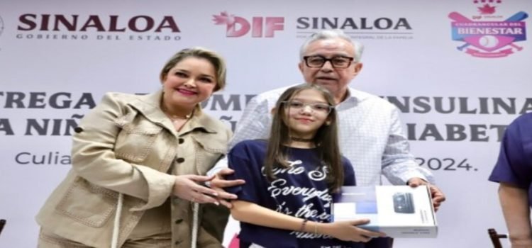 DIF Sinaloa entrega bombas de insulina para niñas y niños con diabetes