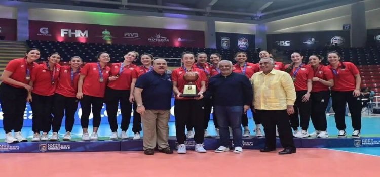 Grecia Castro se lleva el bronce en torneo internacional de voleibol