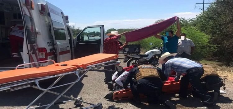 Arrollan a motociclista en la carretera México 15