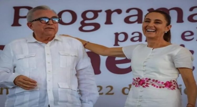 Rocha Moya llama ‘transgénero’ al maíz transgénico en visita de Sheinbaum