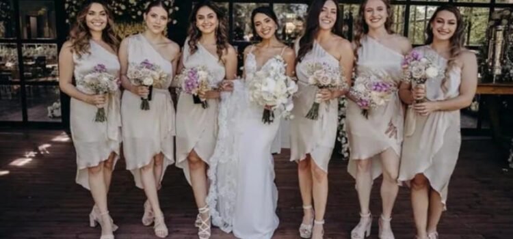 Novia eligió los vestidos más “horribles” para sus damas de honor