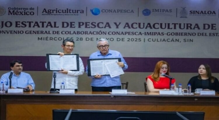 Sinaloa firma convenios de colaboración con Conapesca e IMIPAS