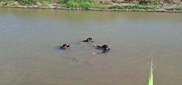 Rastreadoras localizan más restos humanos en el canal Alto en Guasave