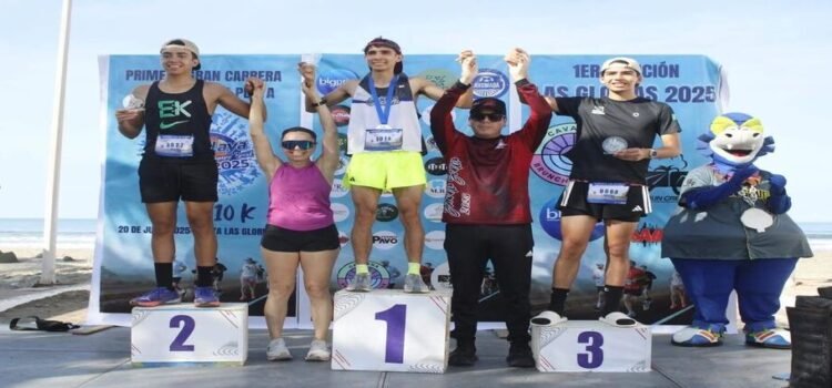 Finaliza con exito la primera edición de la carrera “Guasave en la Playa” en Las Glorias