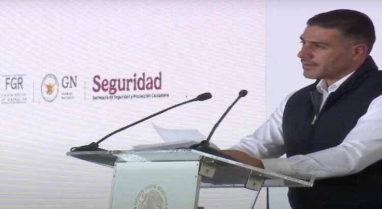 Harfuch afirma asegura que el crimen organizado en Sinaloa se ha debilitado