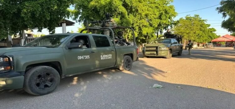 Intensa movilización del Ejército Mexicano en comunidades de Guasave