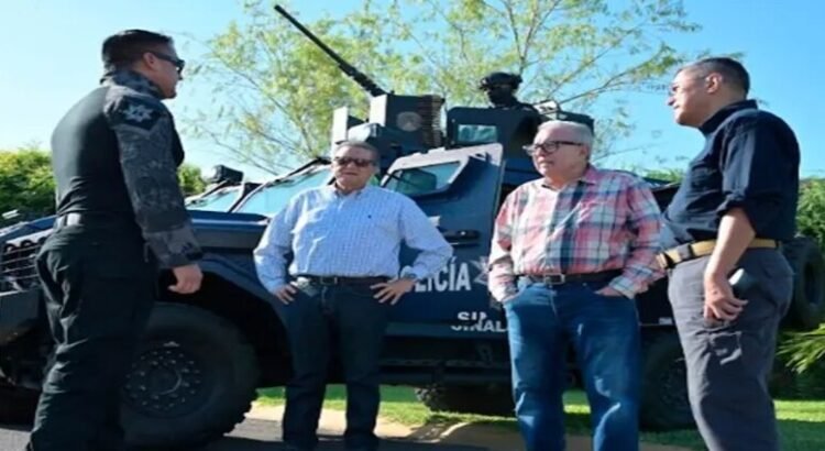 Refuerzan seguridad en Sinaloa con vehículos blindados
