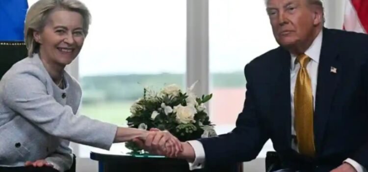 Llegan Estados Unidos y la Unión Europea a acuerdo comercial Llegan Estados Unidos y la Unión Europea a acuerdo comercial