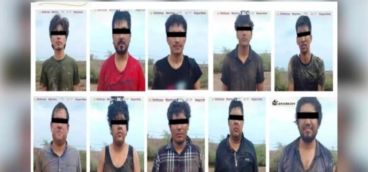 Capturan a 11 presuntos integrantes de “Los Mayos” en operativo en Navolato