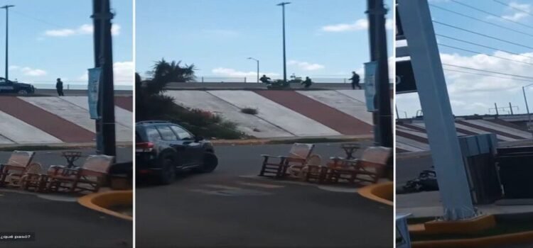 Detienen a sujeto tras persecución