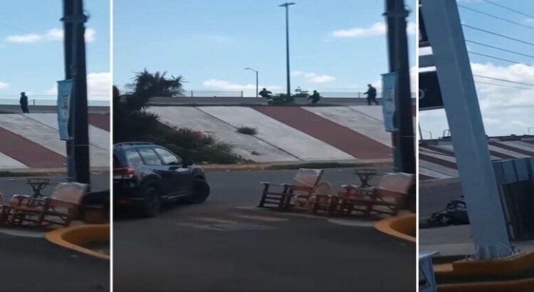 Detienen a sujeto tras persecución
