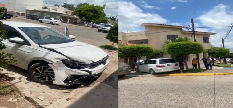 Accidente vial en zona centro