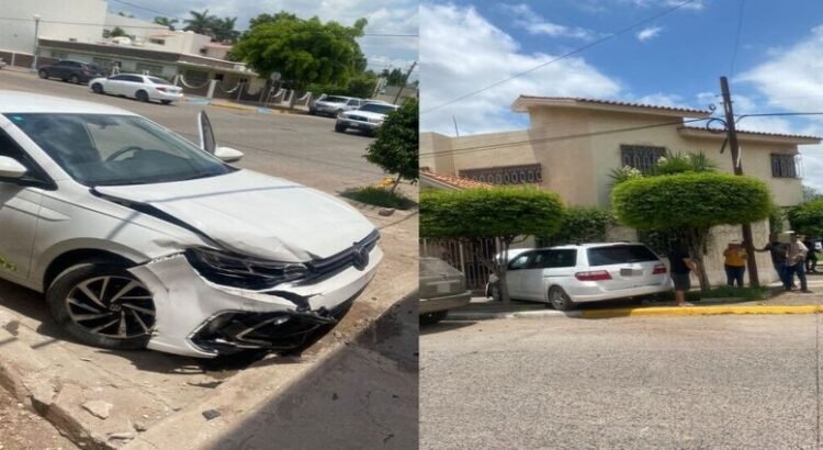 Accidente vial en zona centro