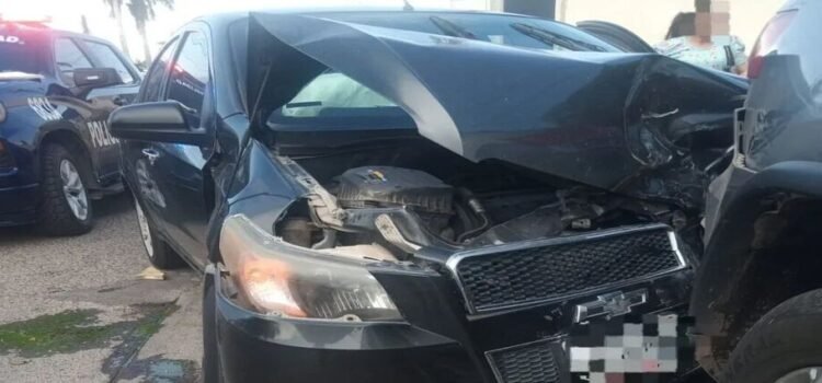 Accidente entre cuatro vehículos