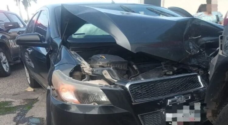 Accidente entre cuatro vehículos