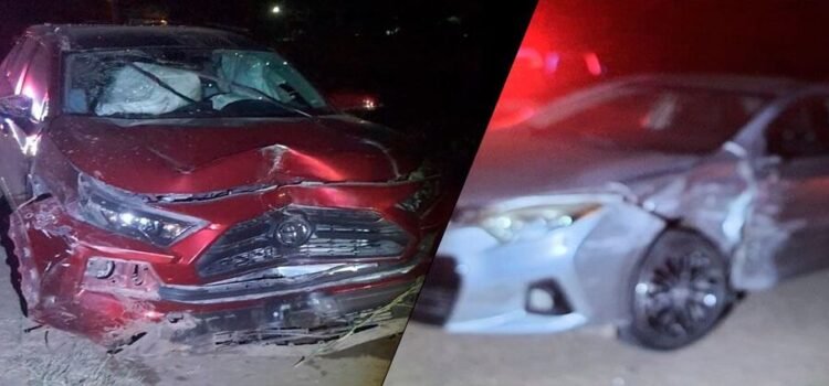 Accidente por invasión de carril