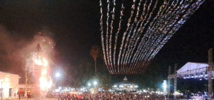 vientos tiran cables y provocan cortocircuito durante ensayo del Grito en Guasave