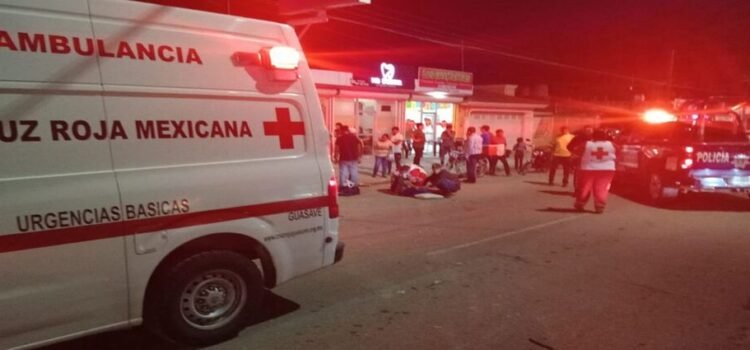 Accidente en la sindicatura Benito Juárez deja dos lesionados