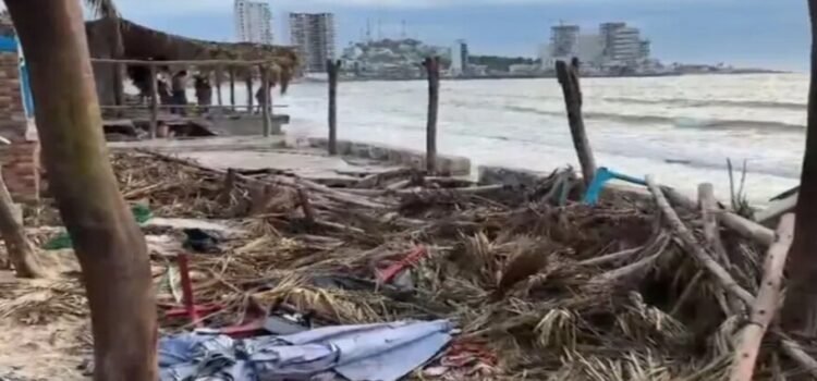 Tormenta tropical ‘Raymond’ inunda municipios del sur de Sinaloa