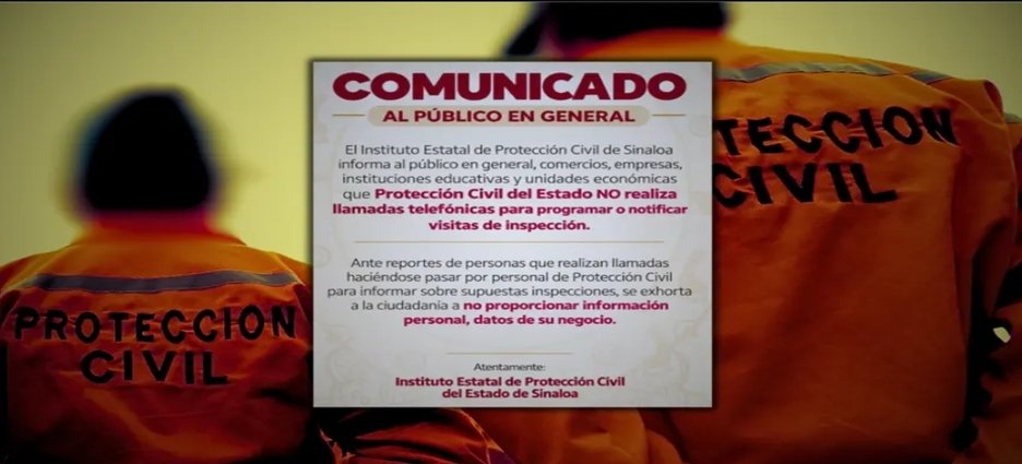 Alertan en Guasave por falsos inspectores de Protección Civil